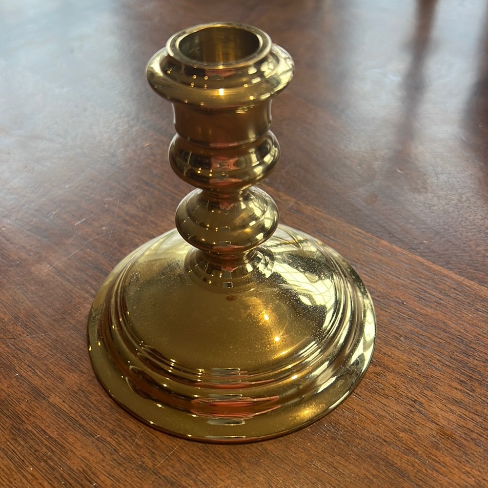 4”-heavy Brass Candlestick